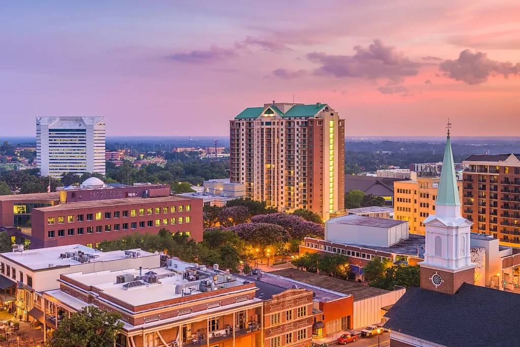 Tallahassee Florida skyline 